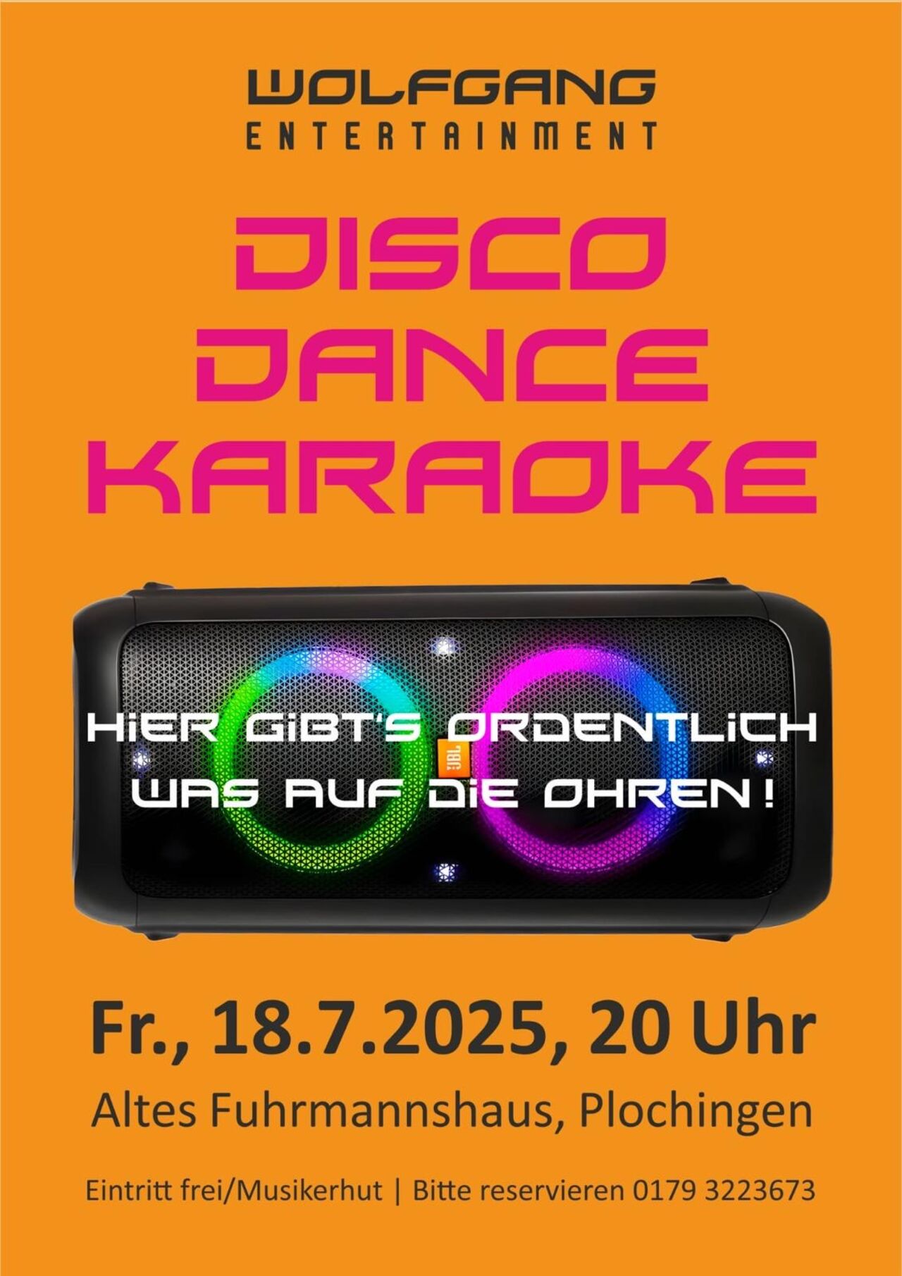 Disco - Karaoke mit Wolfgang