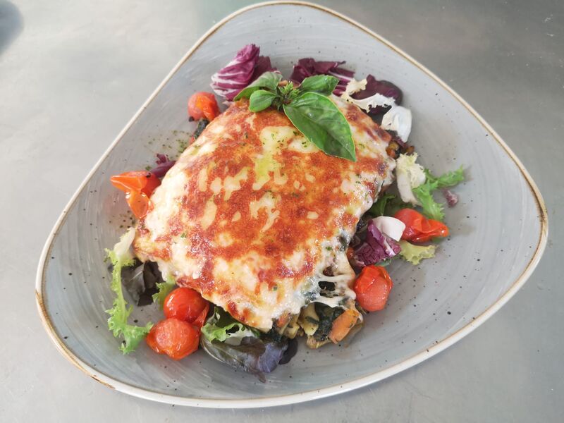 Lasaña de verduras casera