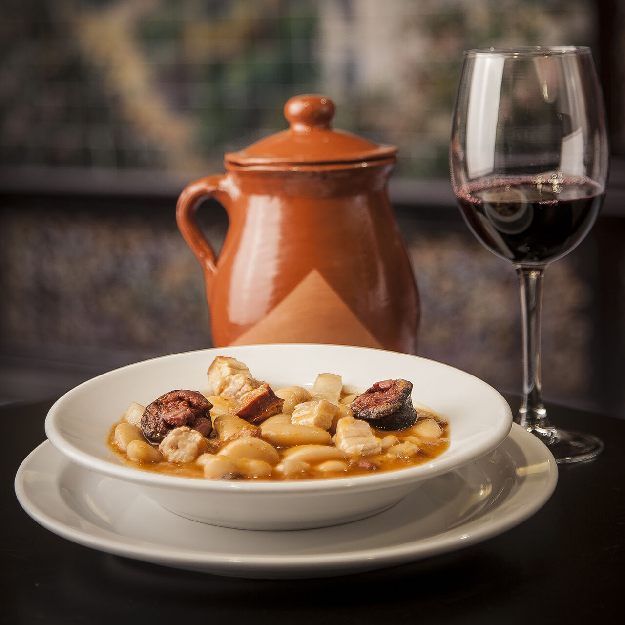 Fabada Asturiana casera.