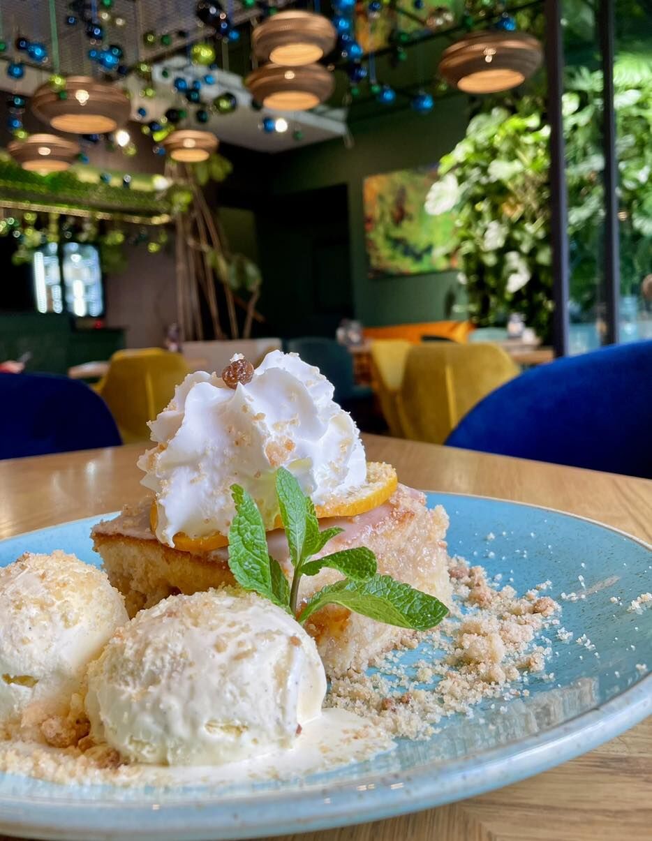 szarlotka z lodami, zapraszamy