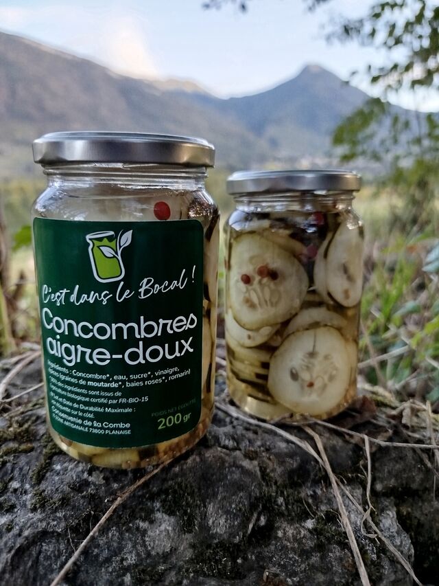 Concombres aigre-doux