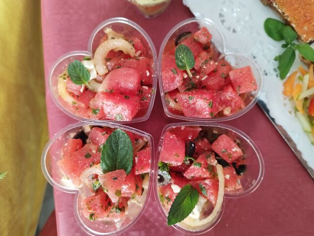 Mediterraner Melonensalat