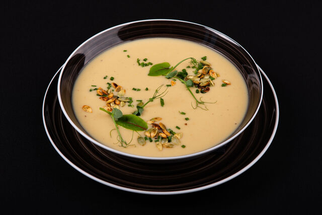 Krem z białych warzyw