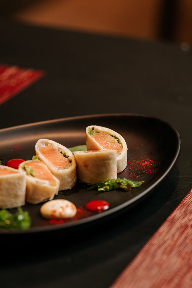 Maki-Taco de Salmón