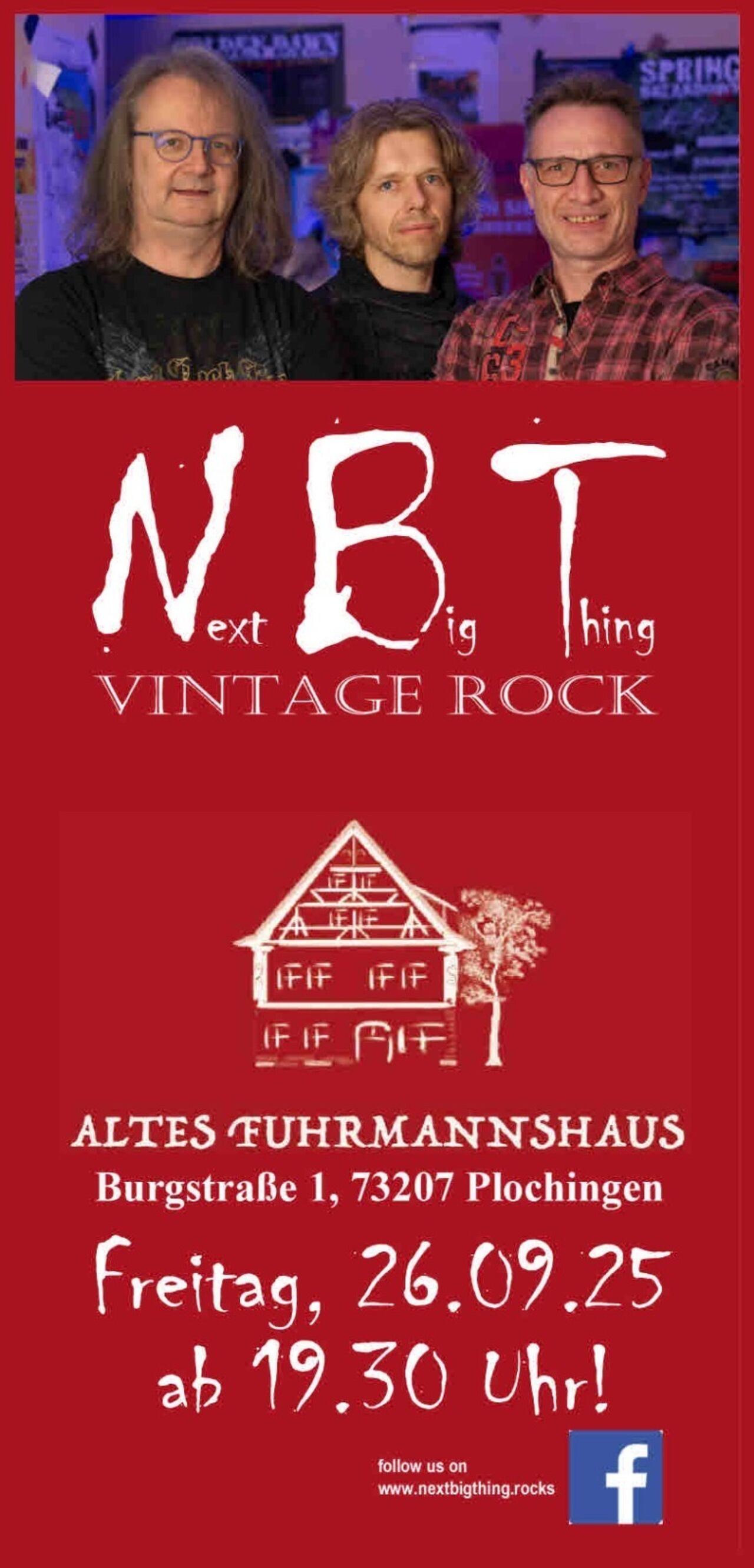 26.09.25: "Next Big Thing" das 1.Mal bei uns!