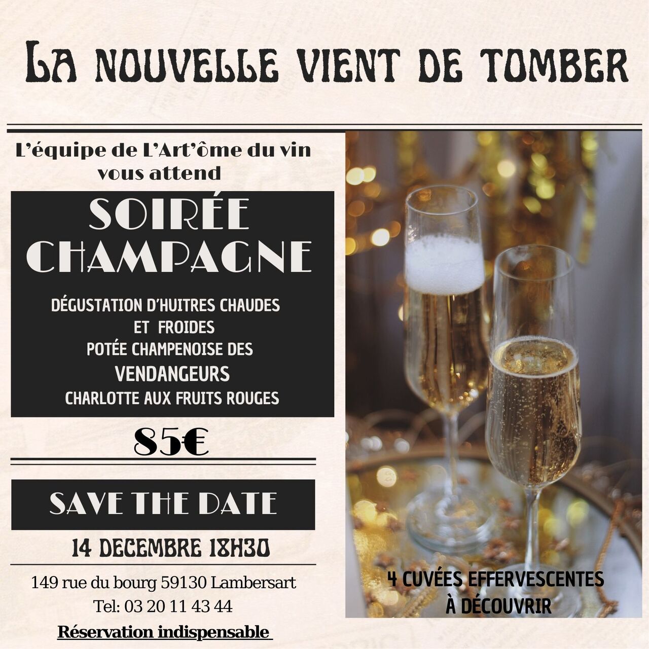 Soirée Champagne