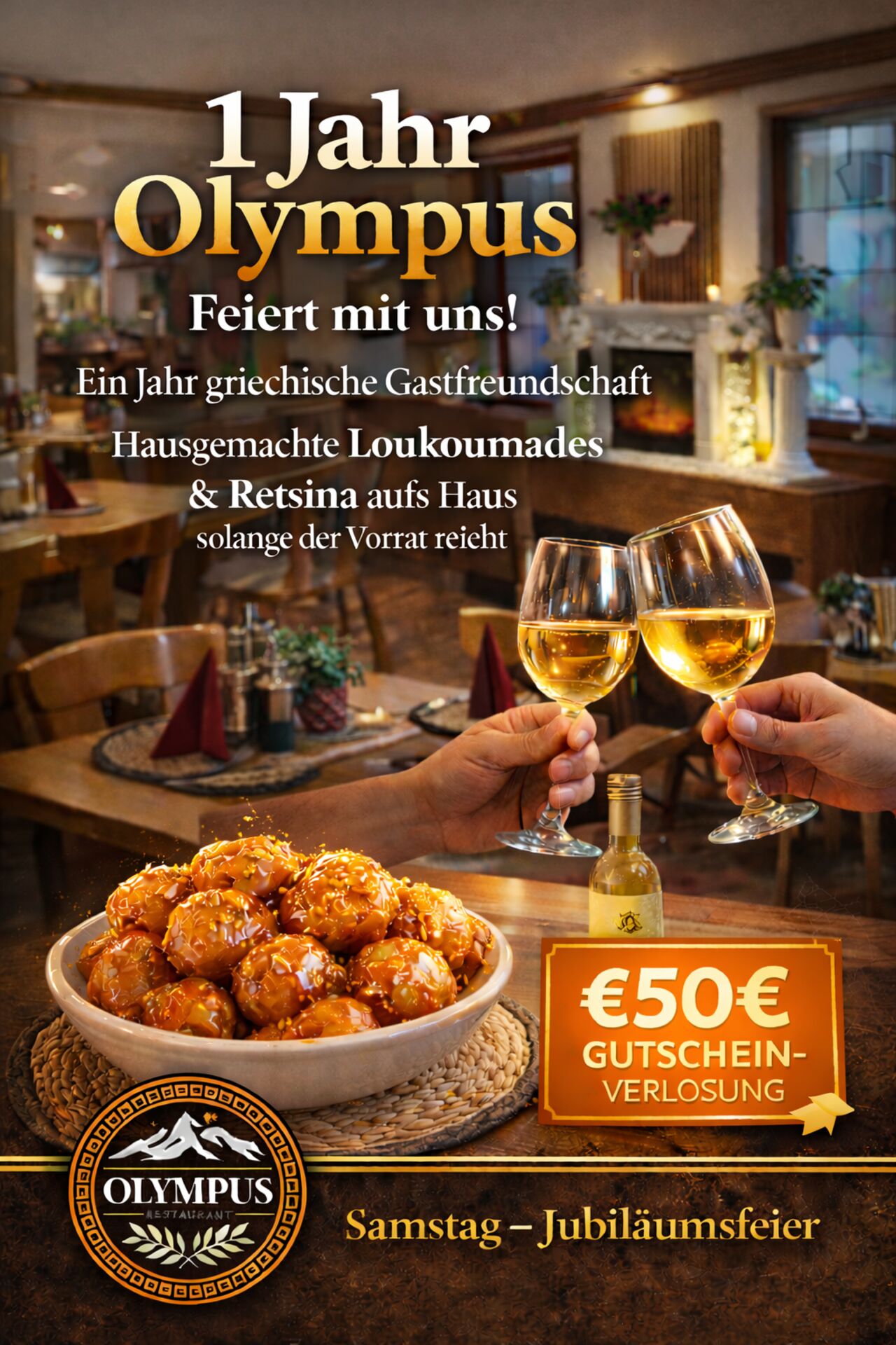 Jubiläum 1 Jahr Olympus