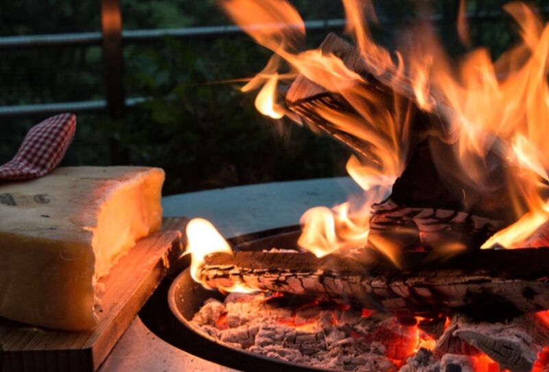 Raclette au coin du feu