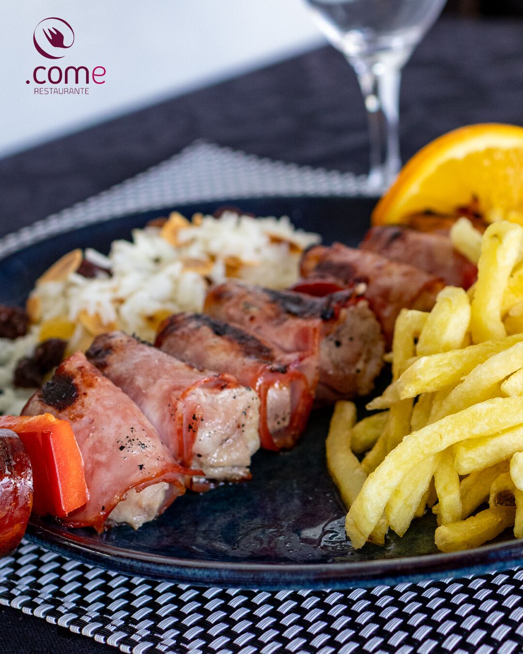 Lombinhos Porco c/ Bacon Grelhados