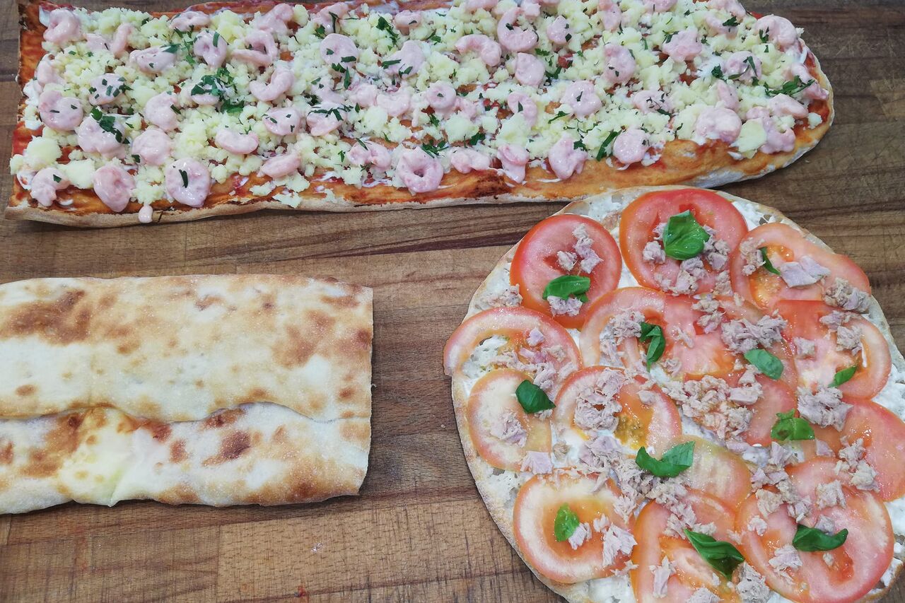 Le pizze al metro!