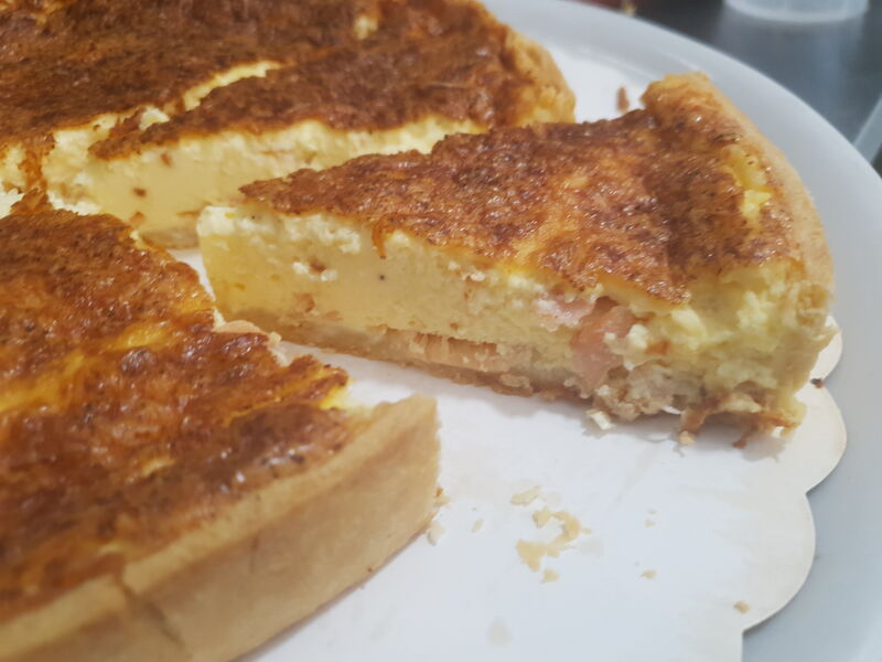 QUICHE AU SAUMON ( du moment )