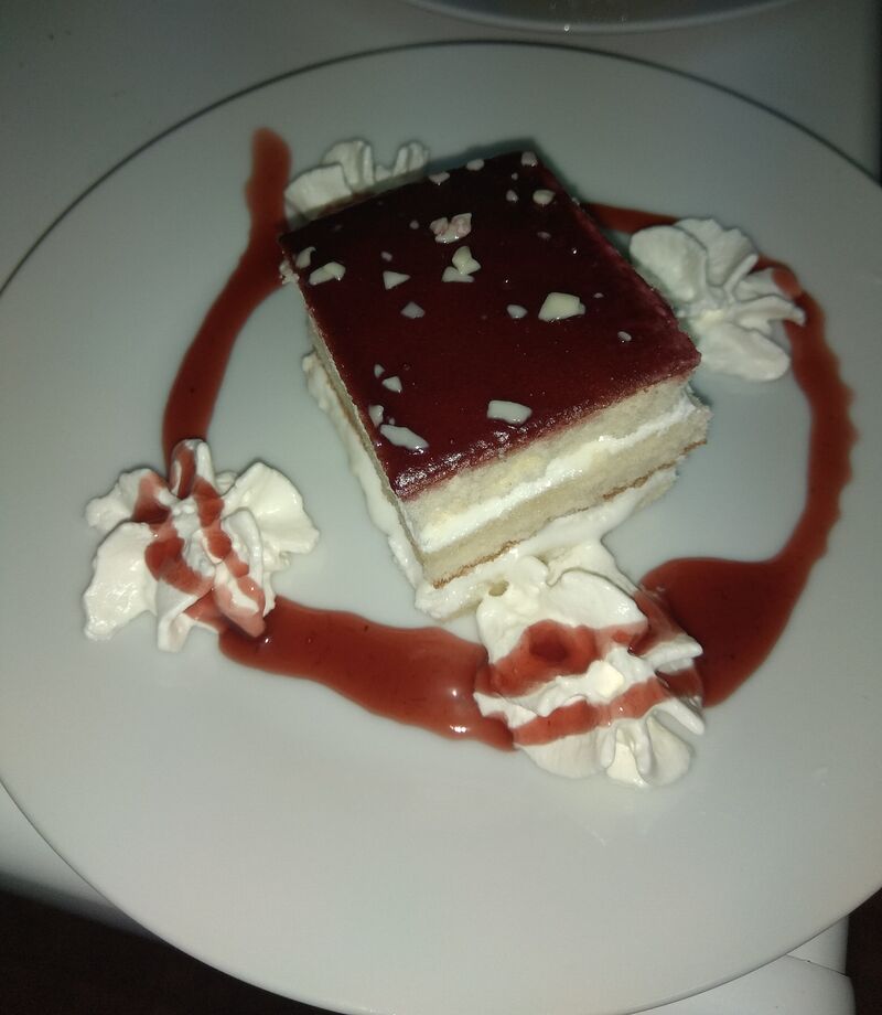 Tarta de queso con arándanos