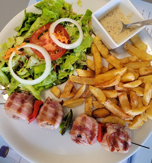 La brochette d'andouillette