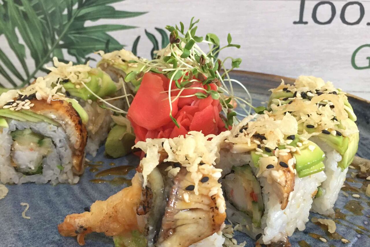 Новинка!!! Ролл унагі з темпура креветкою!