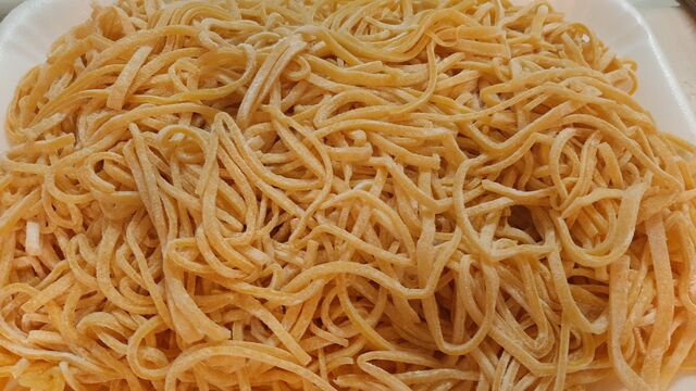 Tagliolini tagliati a mano