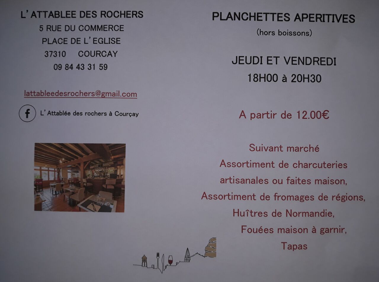 Planchettes apéritives 
