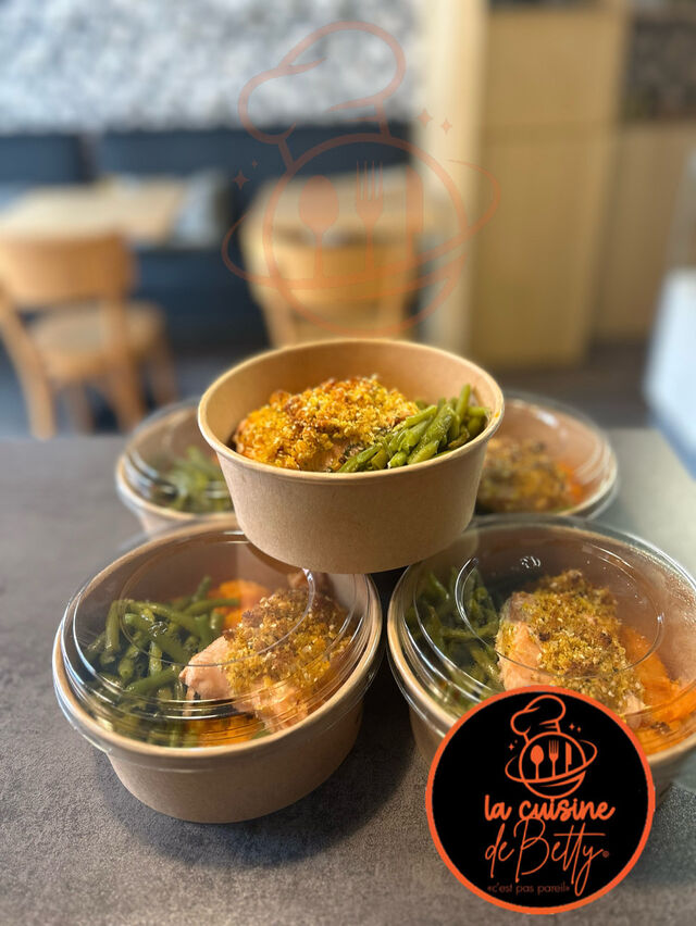 Saumon en croûte de coco