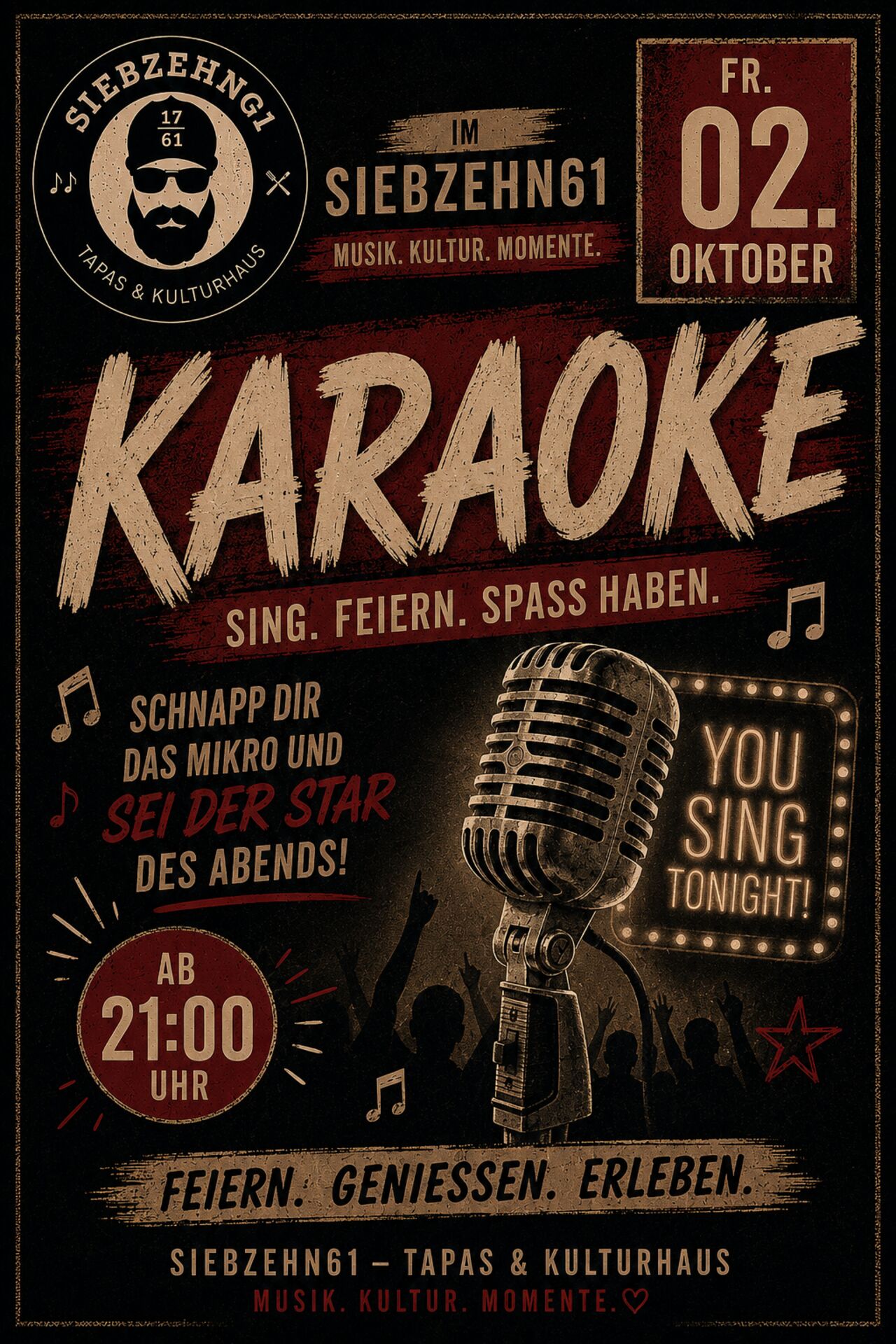 Freitag 02.10. Karaoke Party