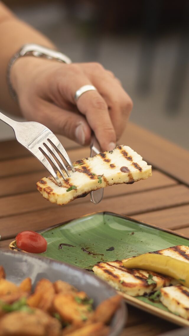 Griechischer Halloumi Gegrillt