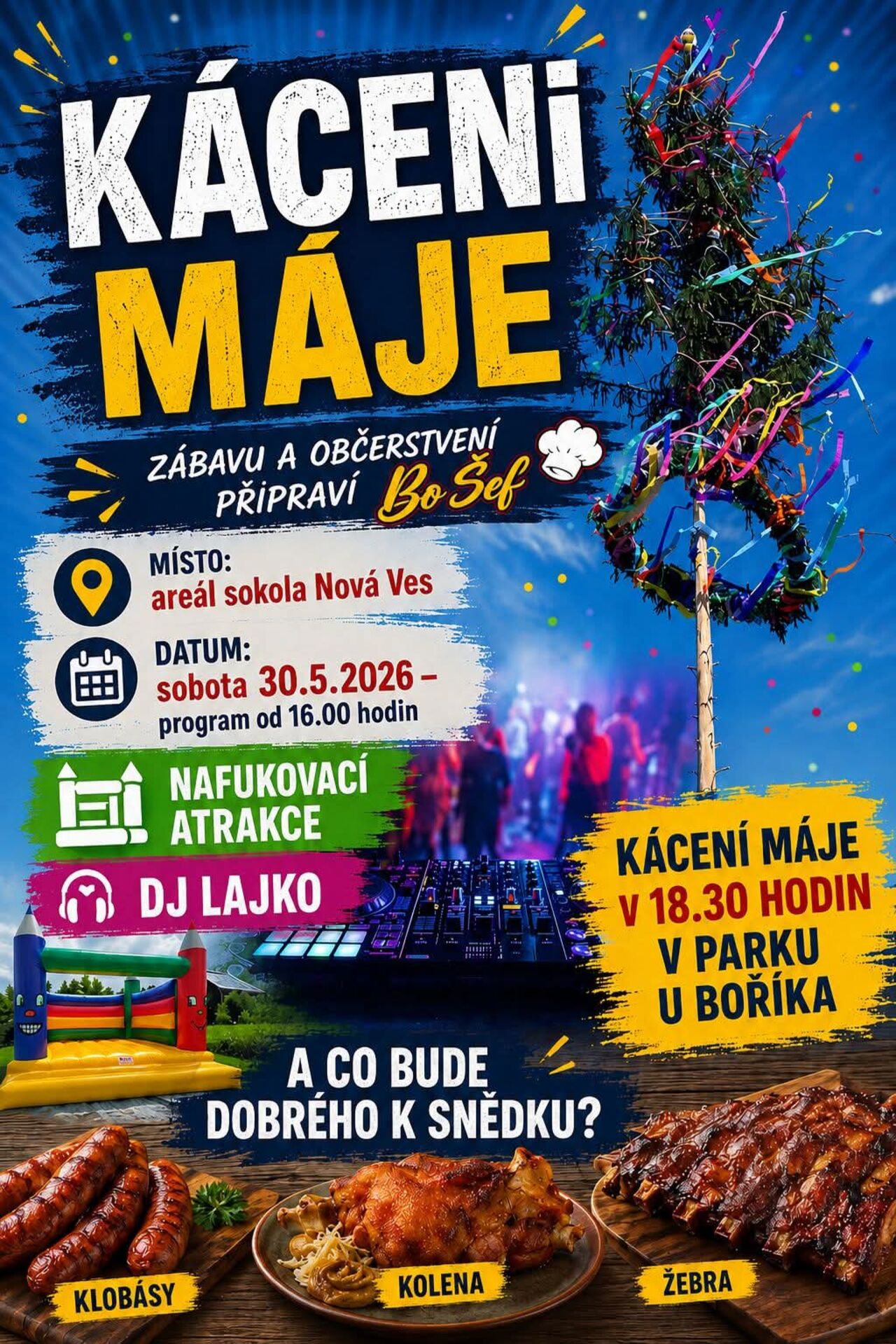 30.5. Kácení májky