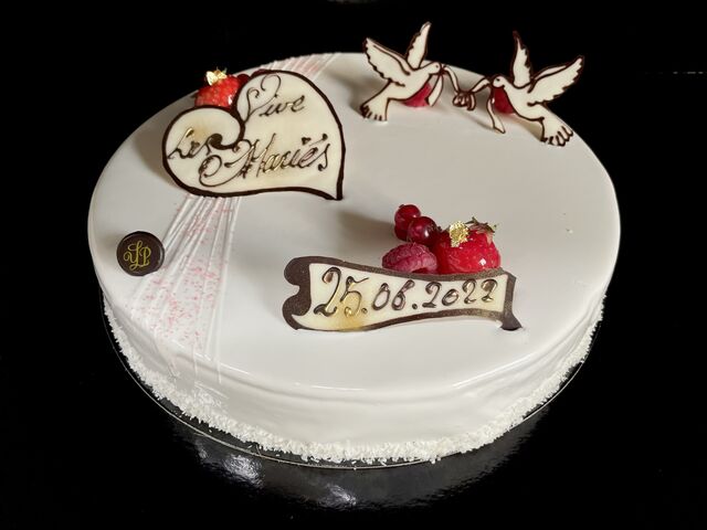 Entremets pour un mariage.