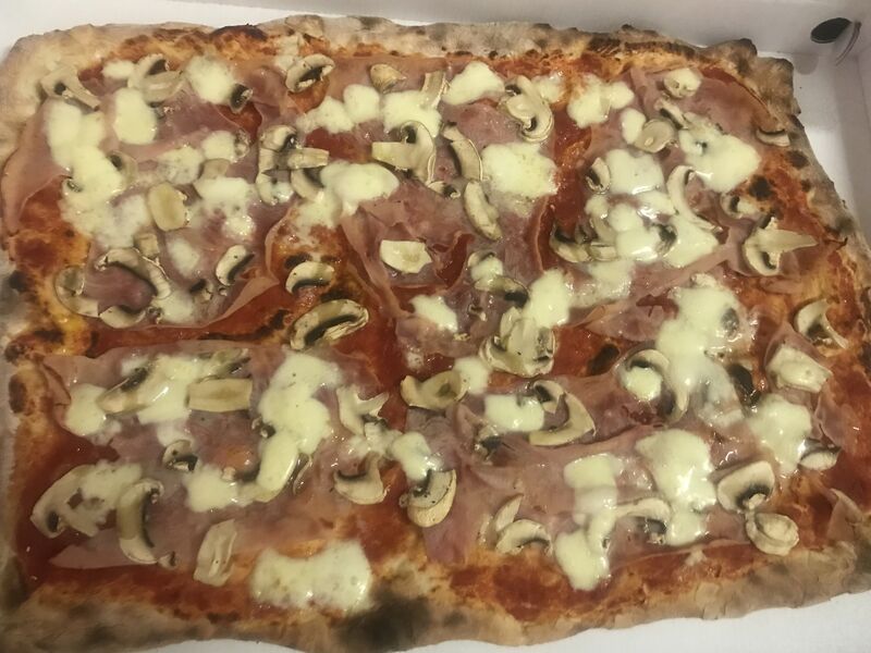 Teglia cotto e funghi (12pezzi)