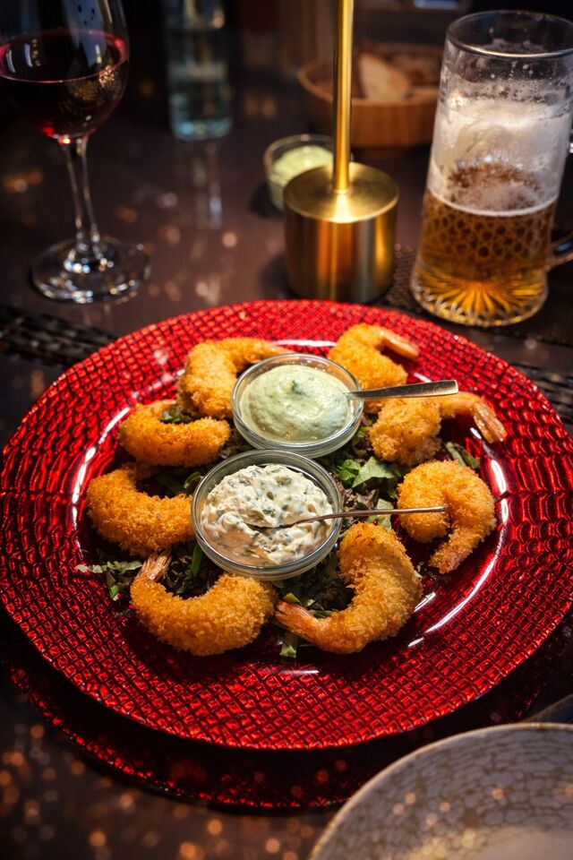 Gambas en Tempura