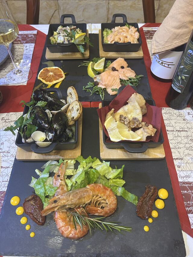 Antipasto di mare misto per 2 persone