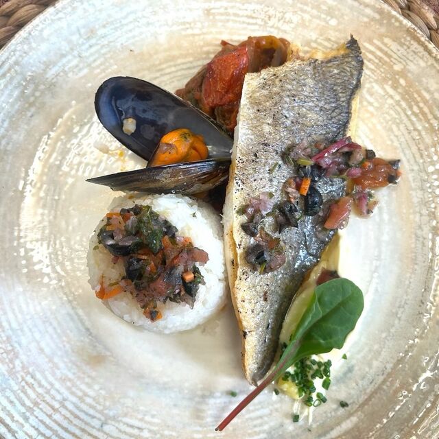 Daurade sauce vierge et citron vert