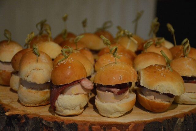 Mini brioche foie gras