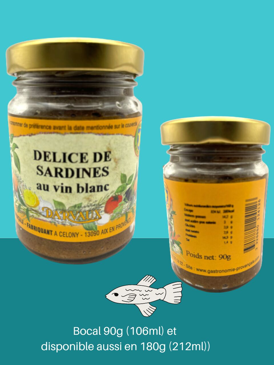 DÉLICE DE SARDINE au Vin Blanc
