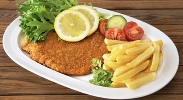 Cordon und Schnitzel Teller 