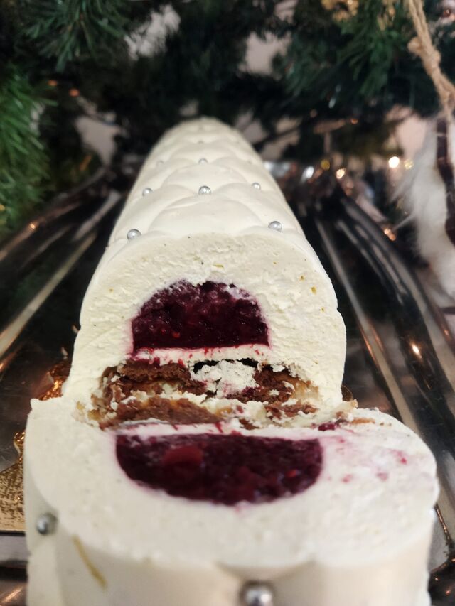 Le vanille framboise