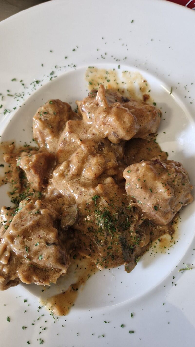 saute de porc à la crême