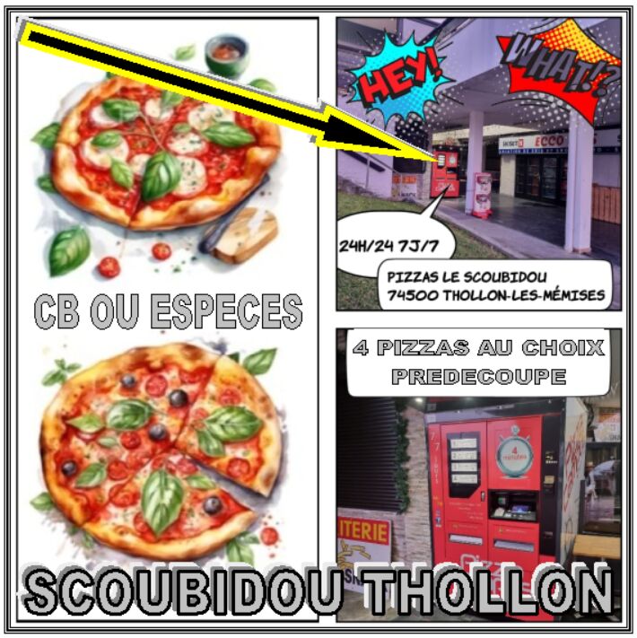le distributeur à pizza