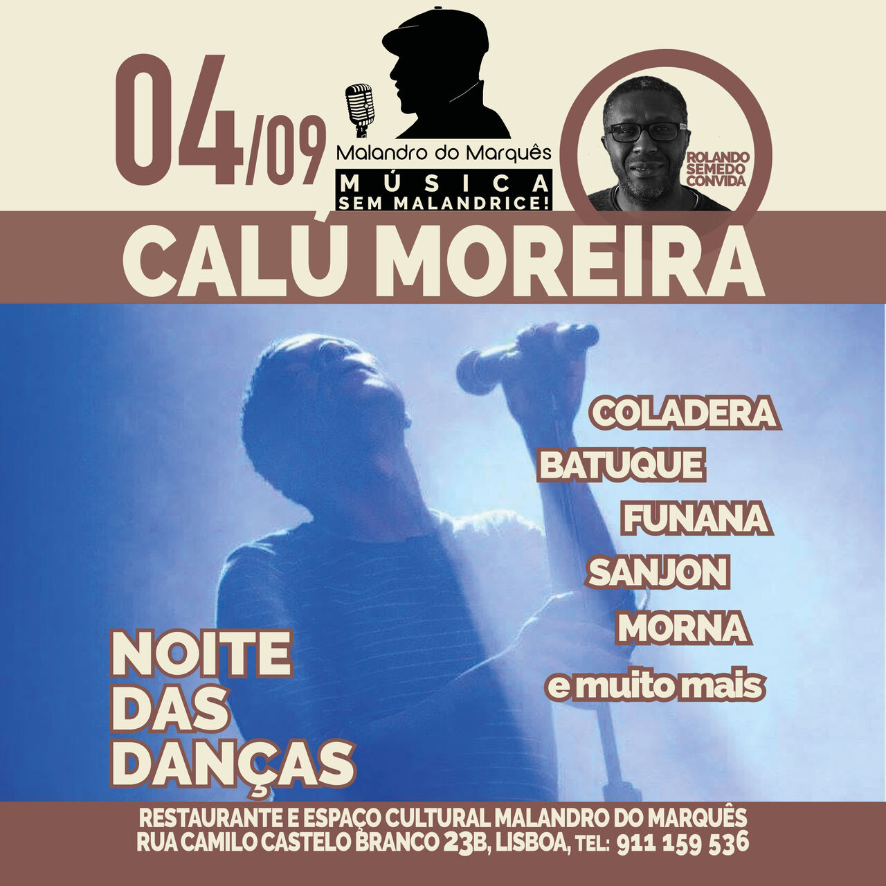 Noite das Danças com CALÚ MOREIRA