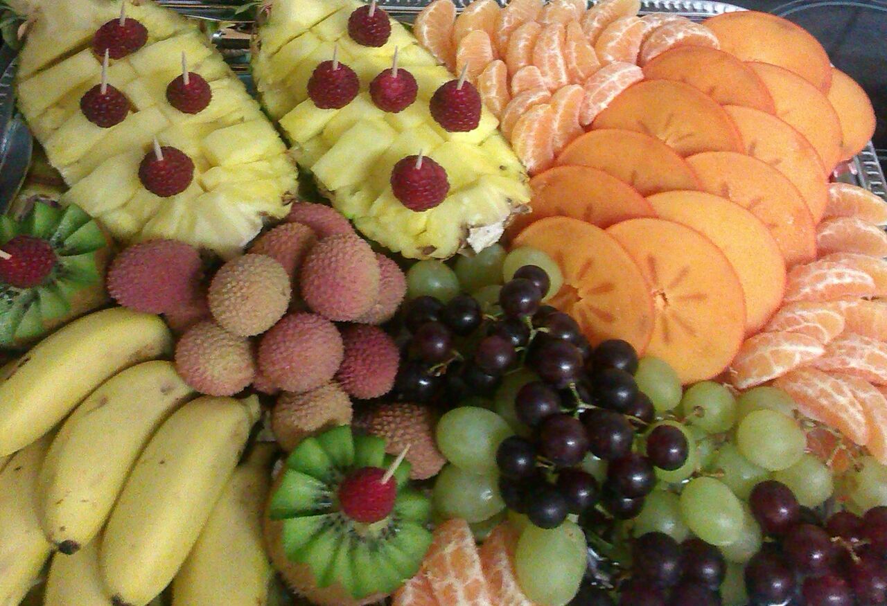 Beispiel Obstteller fürs Buffet