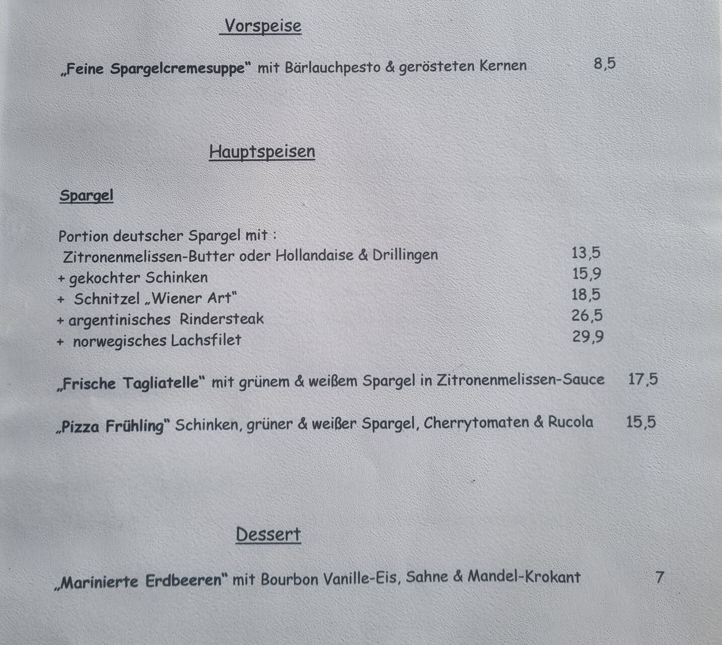 2-Wochenkarte ab 10.04.2026