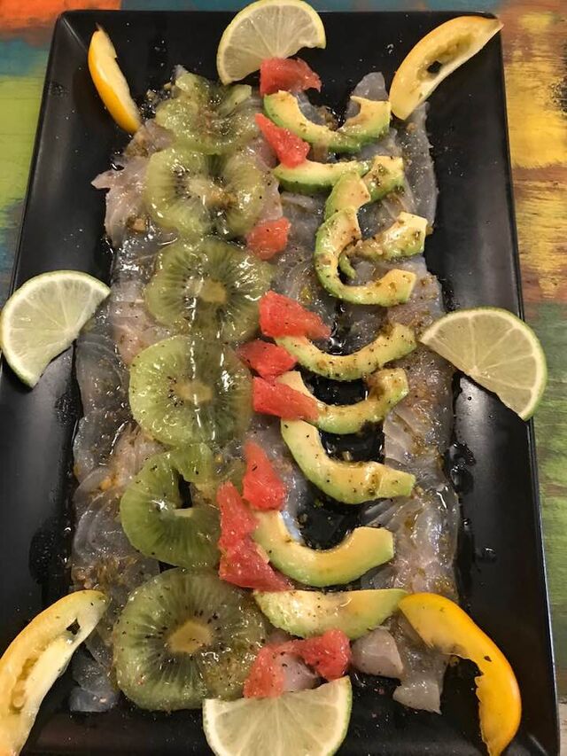 Ceviche de filet de Perroquet (Mexique)