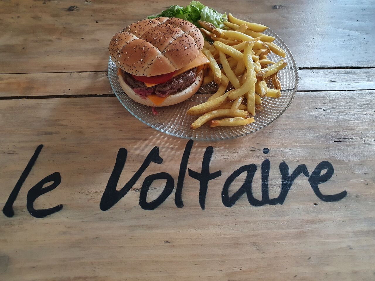 Burger et frites maison