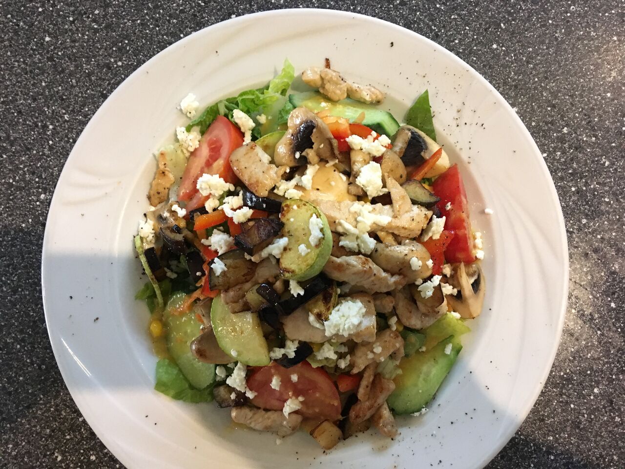 Salat Art des Hauses