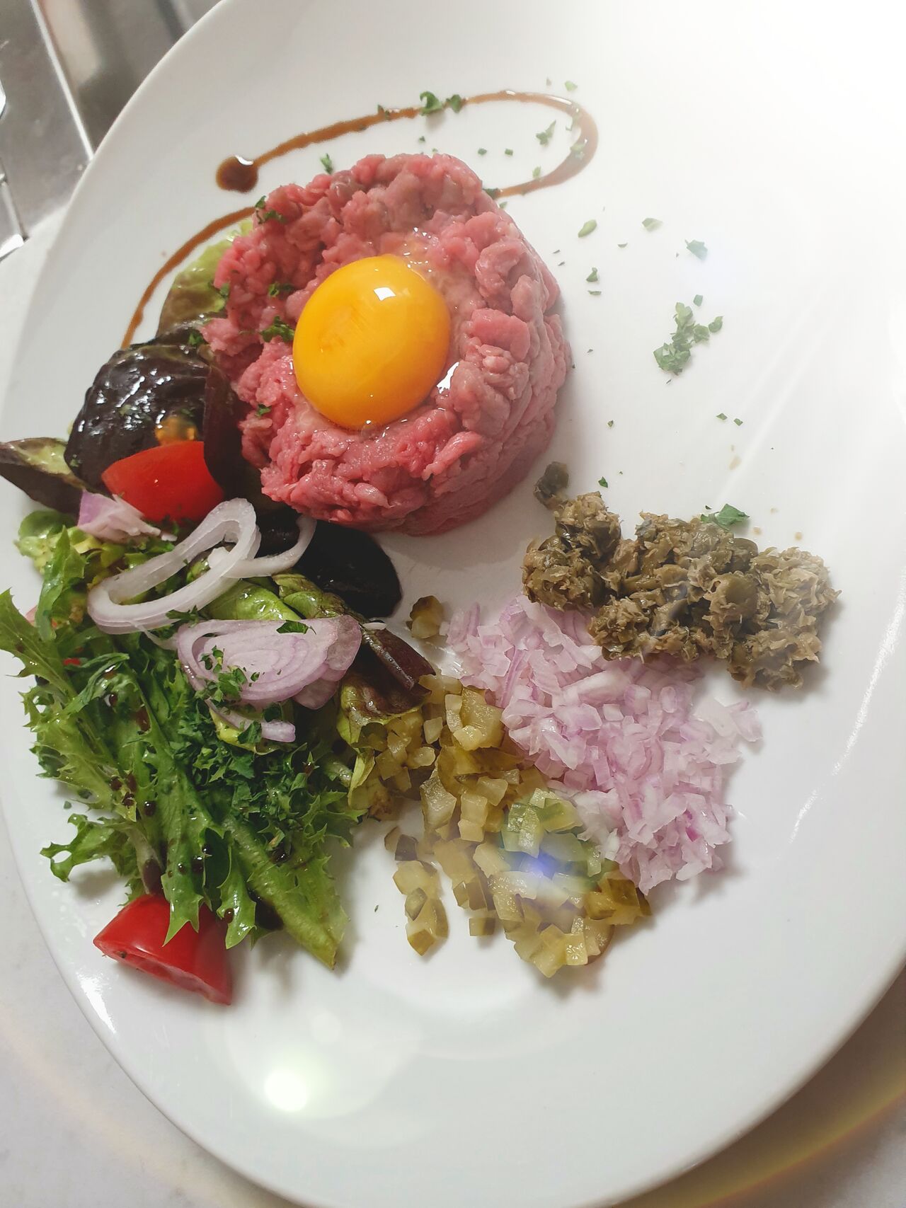 tartare de boeuf au couteau Charolais