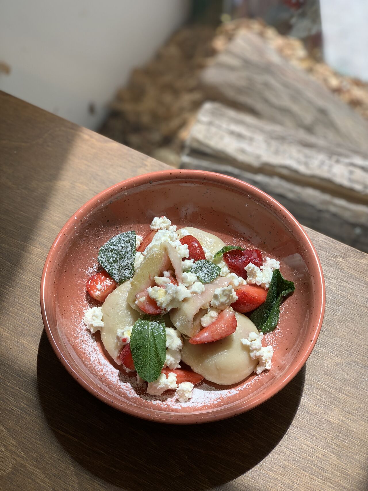 Jahodové knedlíky z denního menu