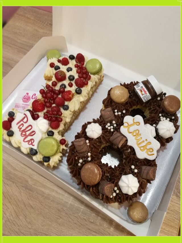 Number Cake 18 ans 2 parfums 