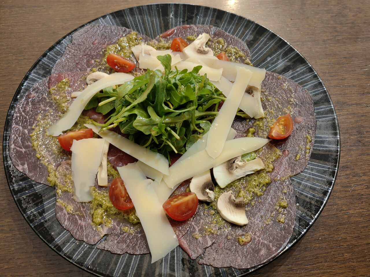 carpaccio de boeuf