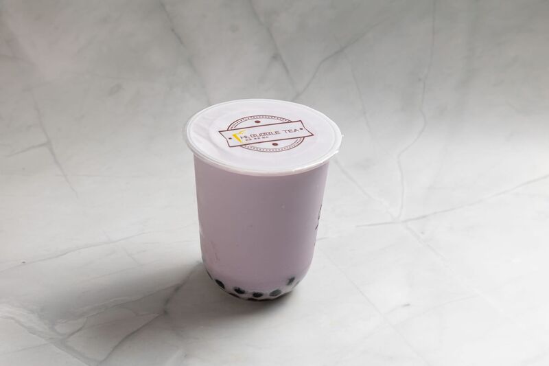 Bubble tea de coco y taro 