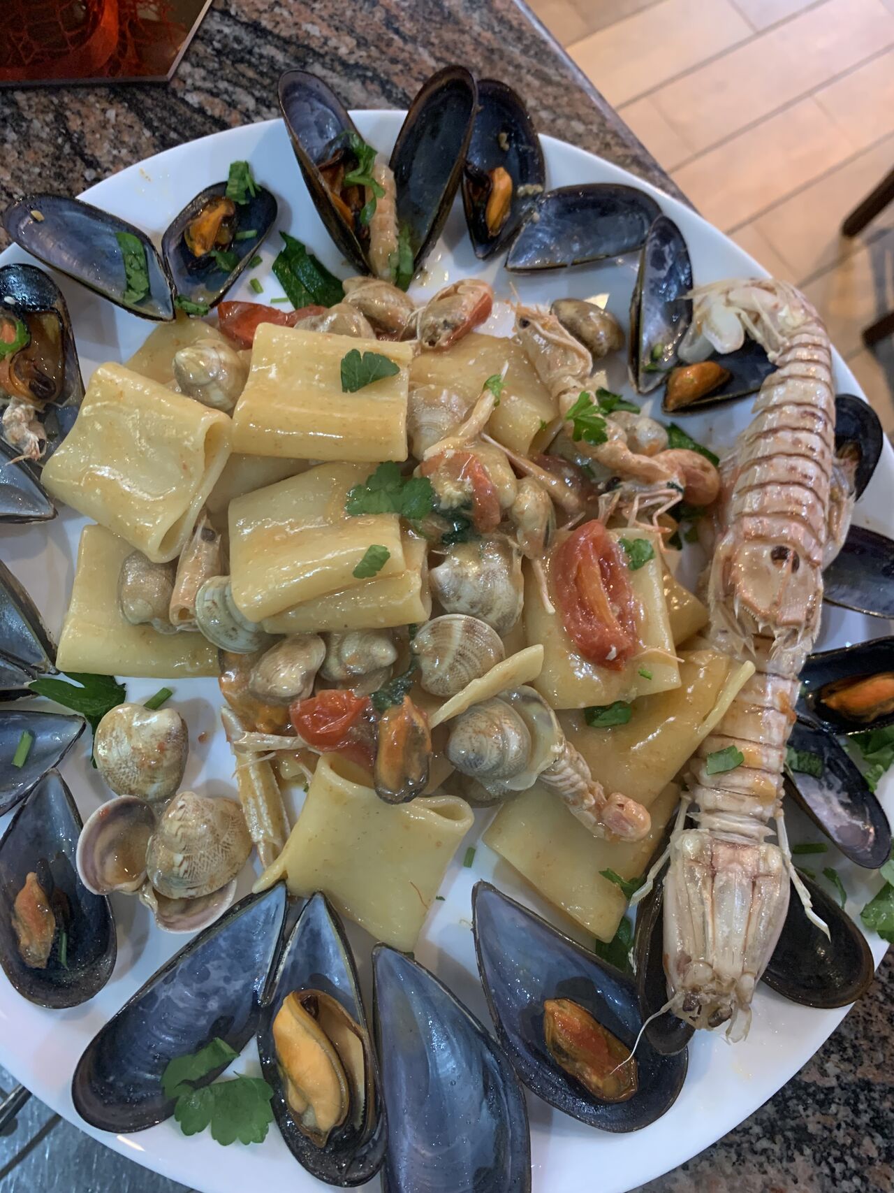 Pacchero allo scoglio