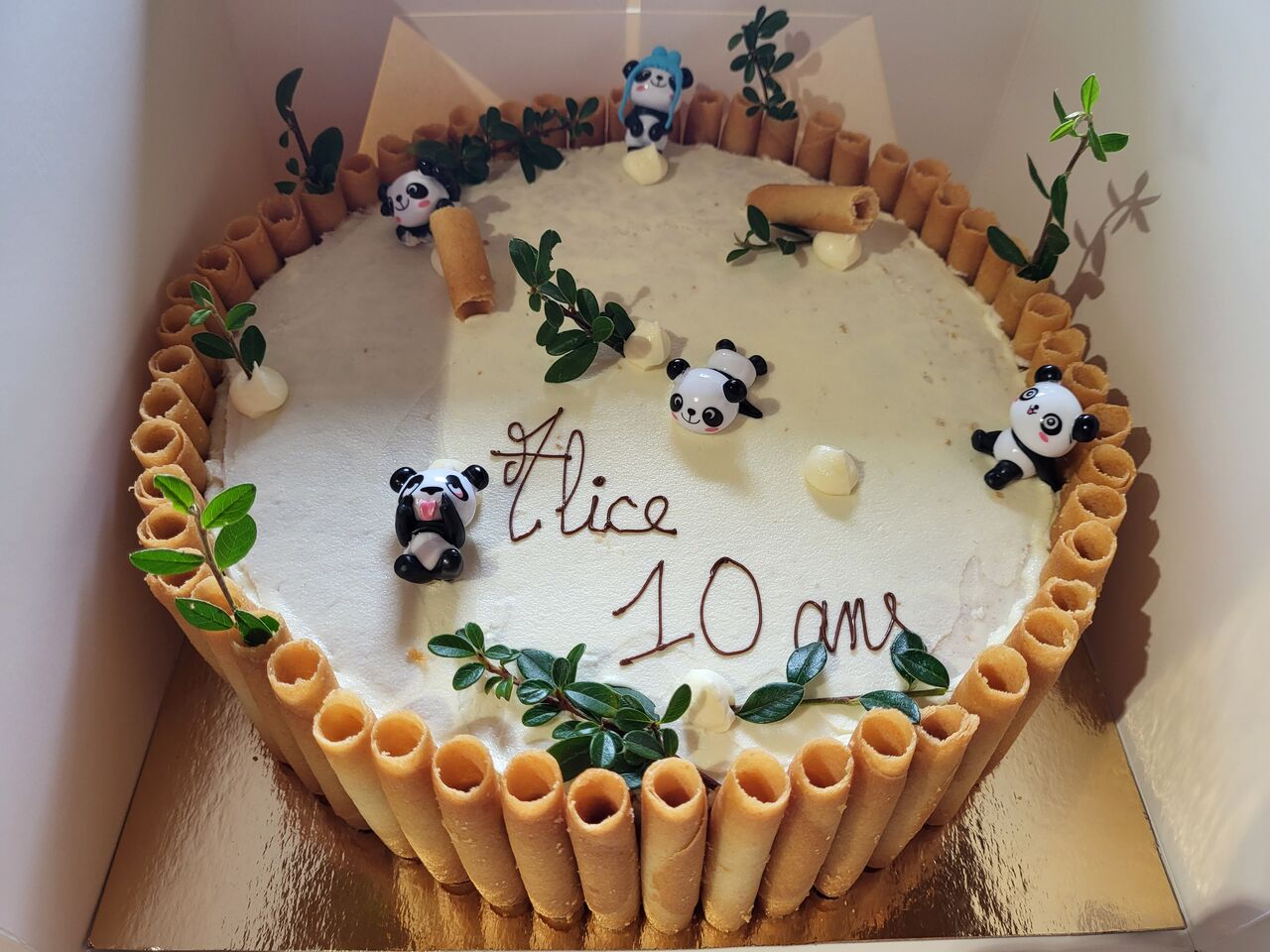 Gâteau Panda
