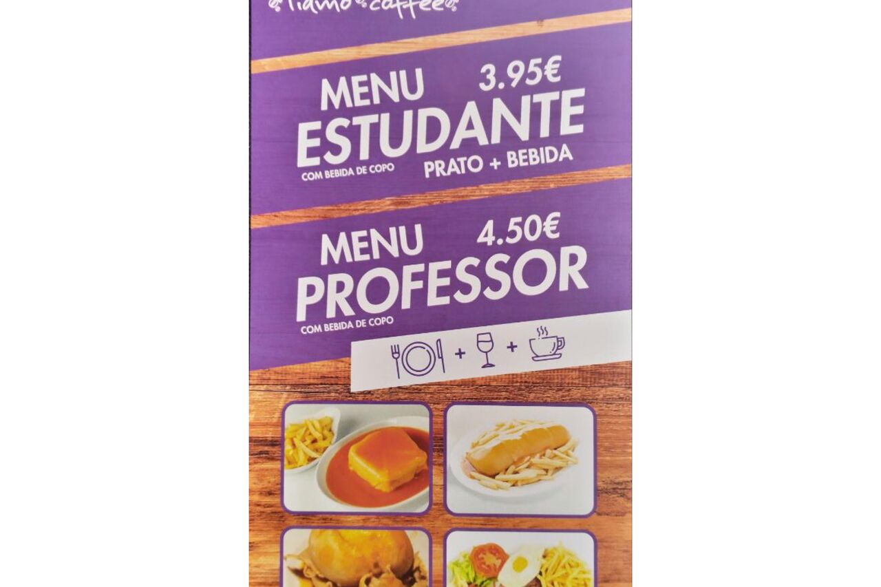 Menu Estudante
