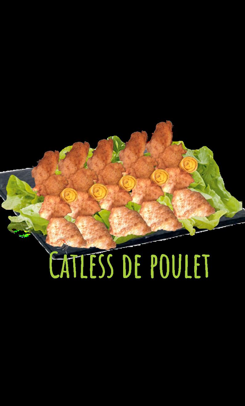 Catless de poulet . sont des galettes indienne de ile maurice à frire a base de poulet ou de viande
haché avec des épices 